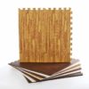 High Density Foam Training Mat with wooden pattern