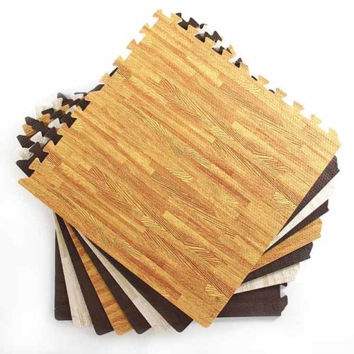 Wooden Pattern Eco Friendly non Slip EVA Foam mat